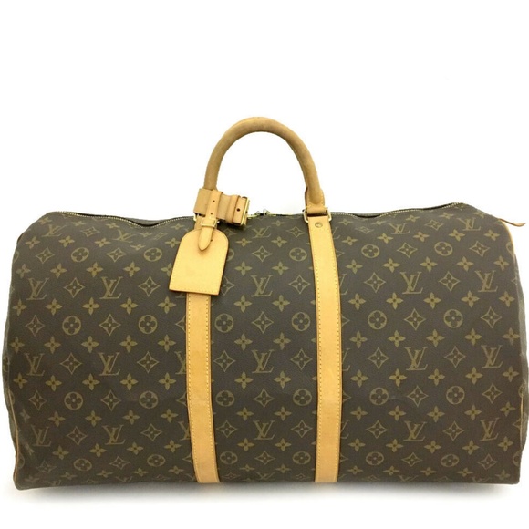 Louis Vuitton Handbags - EXCELLENT!! Louis Vuitton Monogram Keepall Travel Bag + LV Luggage Tag + More